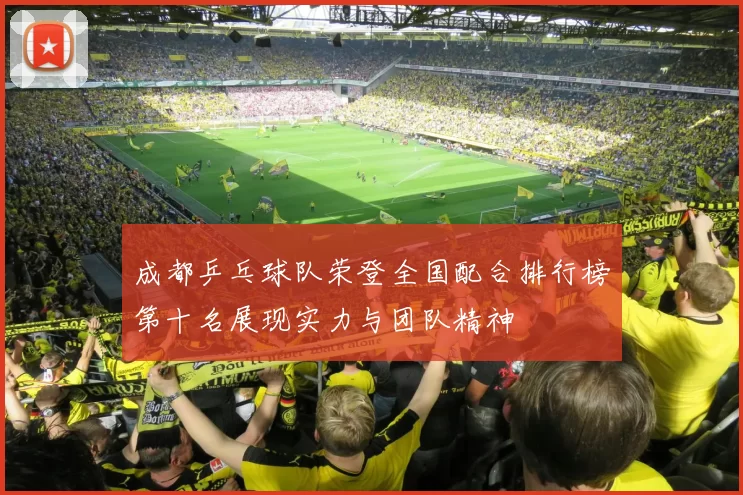 成都乒乓球队荣登全国配合排行榜第十名展现实力与团队精神
